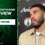 Jayson Tatum REACTS to Bam Adebayo's 83 Point Game | Celtics vs Wizards Postgame