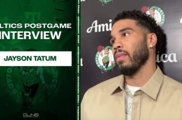 Jayson Tatum REACTS to Bam Adebayo's 83 Point Game | Celtics vs Wizards Postgame