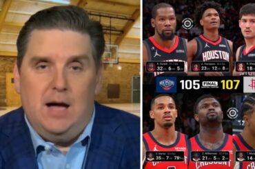 ESPN reacts to Houston Rockets escape with a 107-105 win over Pelicans on a late Kevin Durant basket