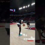 Blazers Players Explosive Dunks in Pregame Warmups 🔥🏀 #basketball #nba#courtside#utahjazz #mjmondays
