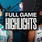 Game Recap: Spurs 115, Hornets 102