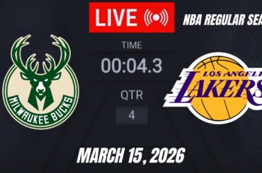 NBA LIVE! Los Angeles Lakers vs Milwaukee Bucks | March 16, 2026 | Bucks vs Lakers 2K26 Live