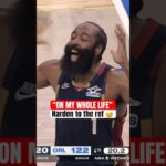 Harden pleading his case 🤣