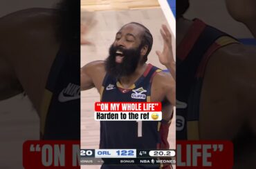Harden pleading his case 🤣