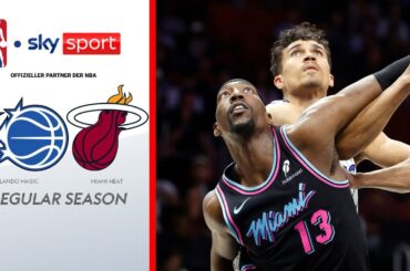 Siegesserie wird weiter ausgebaut | Orlando Magic @ Miami Heat | NBA Highlights