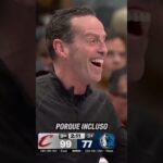 La anecdótica jugada que nunca antes se había visto en la NBA #mavericks #clevelandcavaliers #nba