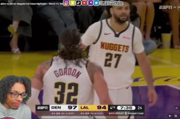 Lakers Fav Opp Reaction To Los Angeles Lakers vs Denver Nuggets Full Game Highlights March 14, 2026