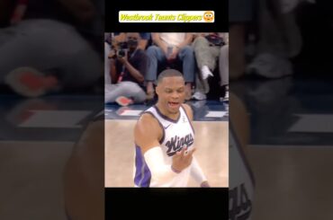 Russell Westbrook GOES OFF On Clippers 😤 “You A Nobody” To Kris Dunn | #nba #basketball #shorts
