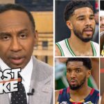 FIRST TAKE | Celtics are going to NBA Finals - Stephen A. on Tatum & Brown beat Harden, Spida & Cavs