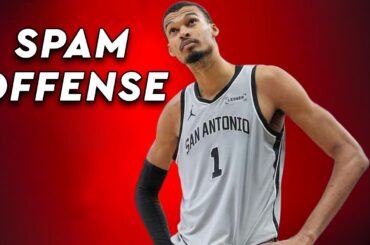 The Spurs spammed this play 15 times in a row