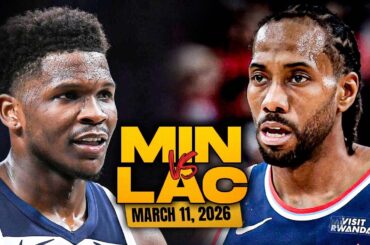 Los Angeles Clippers vs Minnesota Timberwolves Full Game Highlights | Mar 11, 2026 | FreeDawkins