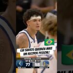 Gui Santos no modo garçom contra os Wolves! 🇧🇷 #nba #basquete #shorts