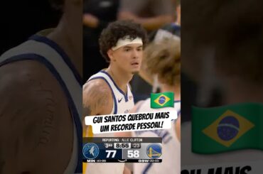 Gui Santos no modo garçom contra os Wolves! 🇧🇷 #nba #basquete #shorts