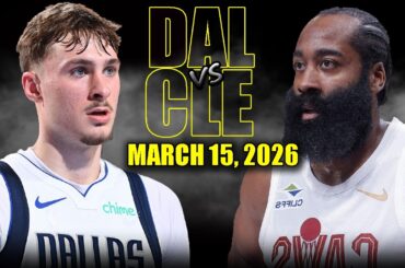 Cleveland Cavaliers vs Dallas Mavericks Full Game Highlights – March 15, 2026 | NBA Season