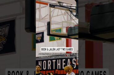 Book & Jalen Chemistry 📈 #shorts | Phoenix Suns