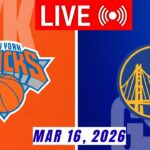 NBA LIVE! Golden State Warriors vs New York Knicks | March 16, 2026 | Warriors vs Knicks 2K