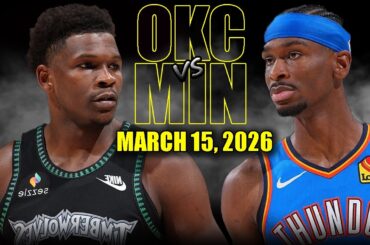 Oklahoma City Thunder vs Minnesota Timberwolves Full Game Highlights – March 15, 2026 | NBA Season