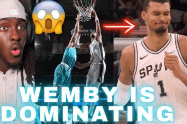 WEMBY MVP & DPOY LOCKED.. Spurs Vs. Hornets Highlights Reaction