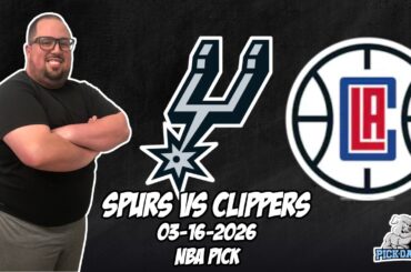 San Antonio Spurs vs Los Angeles Clippers 3/16/26 NBA Free Picks & Prediction | NBA Betting Tips