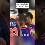Chris Childs Challenged Jordan… Bad Idea! #nba #basketball #shorts