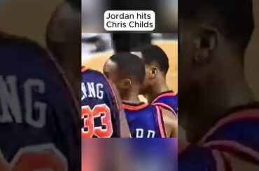 Chris Childs Challenged Jordan… Bad Idea! #nba #basketball #shorts