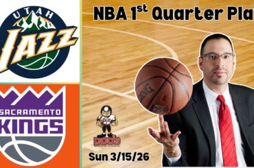 Jazz vs Kings | NBA First Quarter | Raphael's NBA Betting Picks & Predictions | Sunday 3/15/26