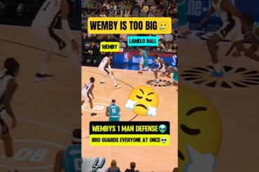Wemby BULLIED LaMelo's Hornets💀