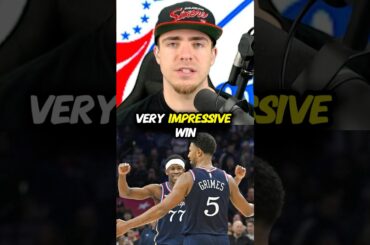 Sixers HUGE Win Behind Quentin Grimes DOMINANT Game… & VJ Edgecombe Is CLUTCH! #76ers #Sixers #NBA
