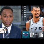 FIRST TAKE | Wemby redefine real MVP - Stephen A. on Wembanyama 32 Pts to Spurs def. Hornets 115-102