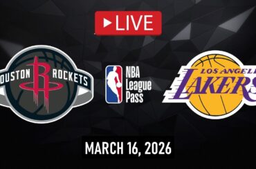 NBA LIVE NOW! Los Angeles Lakers vs Houston Rockets | Mar. 16, 2026 | Rockets vs Lakers NBA LIVE 2K