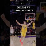 POV: On the floor after Lakers HUGE win over Denver #nba