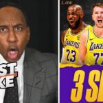 FIRST TAKE| Lakers are a threat in the West - Stephen A on Luka, LeBron beat Bulls, move to 3rd seed