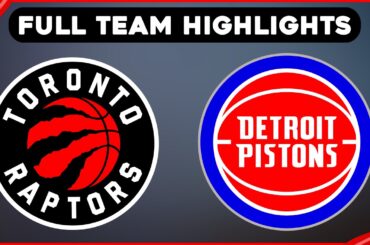 Toronto Raptors vs Detroit Pistons - Full Team Highlights | March 15, 2026
