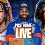 Knicks Survive w/ A Win Over Short Handed Warriors | Post Game Show EP 709