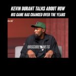 Kevin Durant talks about how his game has changed over the years #shorts #ytshorts #kevindurant #nba