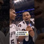 get you a hype man like Keldon 🤣  #spurs #nba #keldonjohnson 🎥 NBA on Prime
