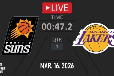 NBA LIVE! Los Angeles Lakers vs Phoenix Suns | Mar. 16, 2026 | Suns vs Lakers NBA LIVE 2K26