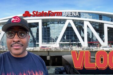 I Went To A NBA Game! Hawks vs Bucks Vlog!