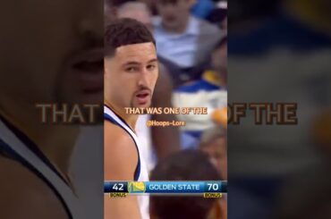 Jeff Teague saw Klay's legendary 60-point game firsthand 😱 Only 11 dribbles to COOK the Pacers 🔥