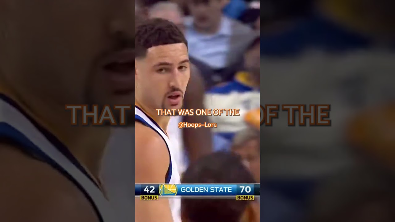 Jeff Teague saw Klay's legendary 60-point game firsthand 😱 Only 11 dribbles to COOK the Pacers 🔥