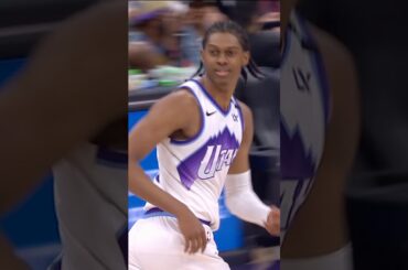 Cody Williams had himself a night! He dropped a career-high 34 points on the Kings 👏💜 #NBA