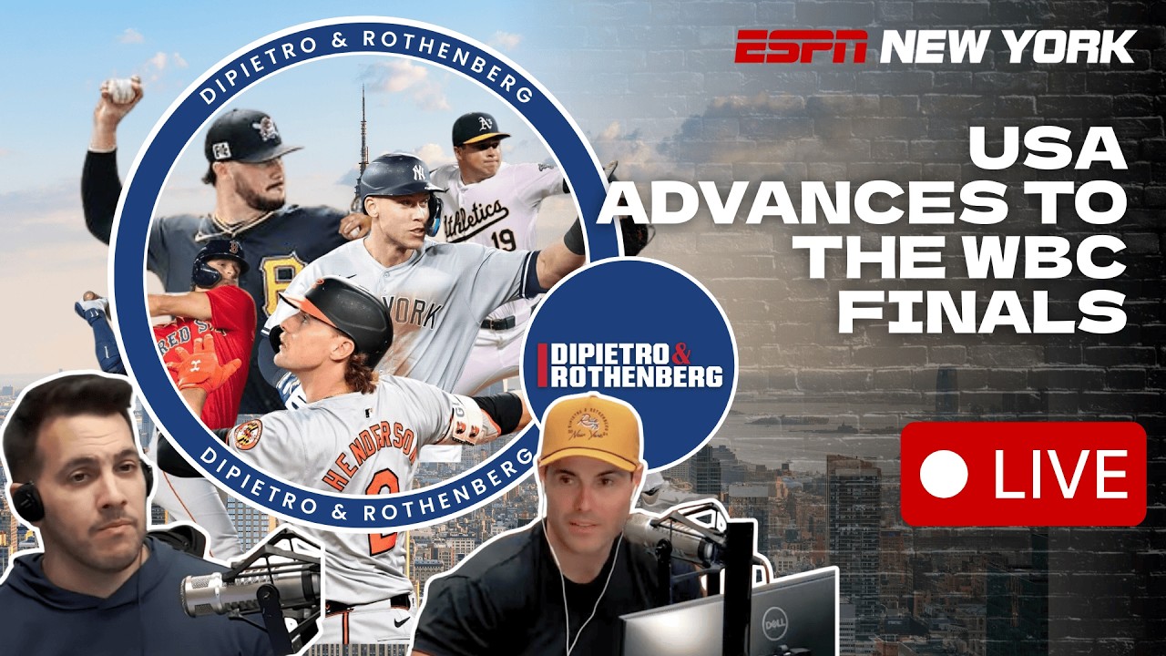 Team USA advances to WBC Final, Knicks win + brackets are revealed | DiPietro & Rothenberg | 3/16/26