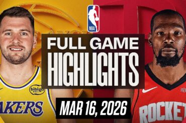 LAKERS vs ROCKETS FULL GAME HIGHLIGHTS MARCH 16, 2026 NBA HIGHLIGHTS TODAY | NBA 2K26 GAMEPLAY