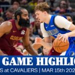 Mavericks Highlights at Cleveland Cavaliers | March 15, 2026
