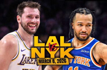 Los Angeles Lakers vs New York Knicks Full Game Highlights | Mar 8, 2026 | FreeDawkins