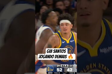 Gui Santos jogando muito pelos Warriors! #shorts #nba