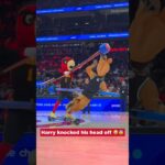 Harry the Hawk the jouster 😂😂 #hawks #nba #harrythehawk