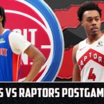 Detroit Pistons vs Toronto Raptors Postgame Show | Pistons Talk Podcast