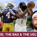 Cavaliers get boo'd in loss to Mavs, Max Strus looks great in return, & Browns' NFL Draft questions
