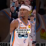 SGA extends his streak to 128 games 🔥